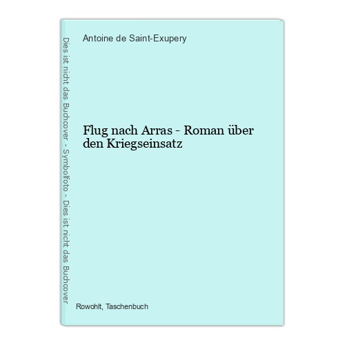 Flug nach arras roman - roman, über